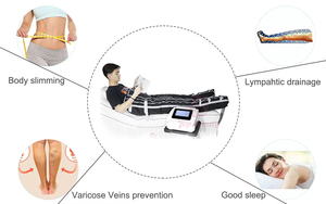 Salon sử dụng presoterapia massage áp suất không khí thiết bị 18 túi khí cơ thể thoát nước bạch huyết máy không khí - Product Image 2