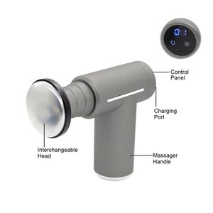 Mini 6 velocidades 4 cabezas <span class=keywords><strong>Phoenix</strong></span> calor y frío percusión quiropráctica vibración cuerpo músculo Fascia <span class=keywords><strong>pistola</strong></span> <span class=keywords><strong>de</strong></span> masaje - Product Image 3