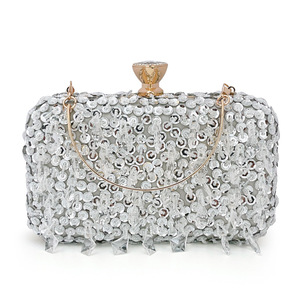 Sac de soirée à strass pour femme, nouveau style, tendance, pour mariage, fête, pochette de soirée en cristal, sac à main - Product Image 1