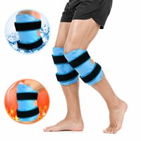Enveloppe de compression professionnelle pour genou avec gel chaud/froid réutilisable pour soulager la douleur, ceinture de soutien pour la récupération du genou