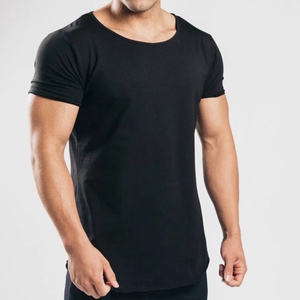 Camiseta Deportiva para Hombre, Corte Regular, Dobladillo Curvo, Poliéster/Algodón, Transpirable, Secado Rápido - Product Image 5