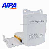 ANPA Pabrik Langsung 10/100M 250M POE Extender 1 in 4 Out 1 in 2 Out POE Repeater untuk Sistem Keamanan Switch PoE Kamera IP PoE