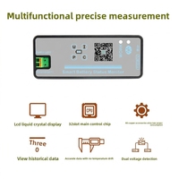 Moniteur de batterie solaire sans fil, compteur Coulomb 120V 500A 300A LiFePO4, stockage d'énergie hors réseau, SOC AH WH, application Bluetooth, écran LCD couleur