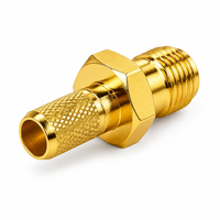 Connecteur RF SMA / SMA-Type à polarité inversée, prise femelle réversible à sertir pour câble coaxial 50Ω RG58 RG223 RG142 LMR200 LMR195