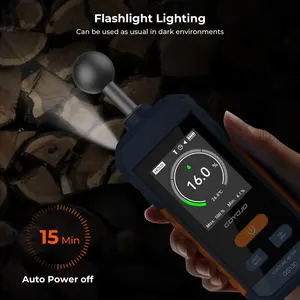 Goyojo เครื่องวัดความชื้นใน GS130แบบลูกบอลชาร์จไฟได้ไม้5-40มม. วิเคราะห์ความลึกพร้อมจอแสดงผล LCD และสัญญาณเตือน - Product Image 3