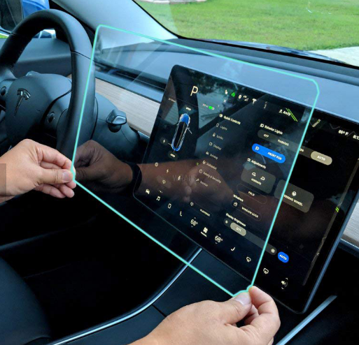 Screen Protector Glass for Tesla Model 3 Center Control 15 9H Anti-Scratch and Shock Resistant Car Navigation Tempered Glass S