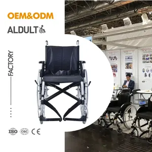 Оптовая продажа, инвалидная коляска из алюминиевого сплава с удобной подставкой для ног