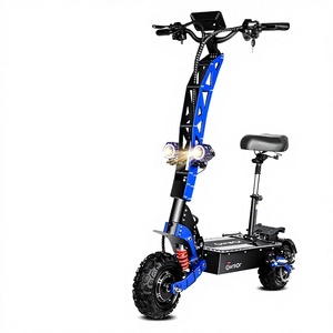 Expédition directe depuis l'entrepôt européen et américain : Trottinette électrique tout-terrain 11 pouces, haute puissance 60V 3000W, deux roues, en alliage d'aluminium, batterie lithium - Product Image 3