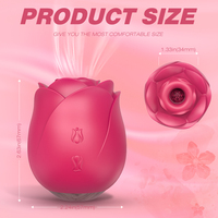 S-HANDE OEM Bestseller Rosen-Vibrator Shemale 9 Saugende Vibrationsnippel Klitorismassagegerät Vagina Silikon Brust Rosen-Sexspielzeug