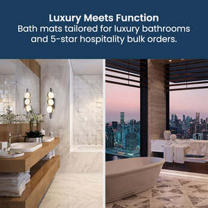 Alfombrilla de baño de goma suave con ventosas Alfombrilla antideslizante para bañera Suelo de baño fácil de limpiar - Product Image 2