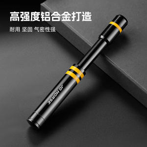 Jo Horse Mini <b>Bicycle</b> Pump 300psi Aluminum Alloy Manual Portable With Universal Valve For Mountain Road Bike - Product Image 2