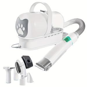 Kit de Aseo para Perros 7 en 1, Cortadora de Pelo para Mascotas con Amoladora de Uñas, Recortadora y Peine, Productos de Aseo para Mascotas de Bajo Ruido - Product Image 2