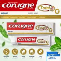 Corugne 12-en-1 Soins bucco-dentaires complets pour toute la famille, santé des gencives, anti-caries, blanchiment des dents et réduction de la plaque dentaire