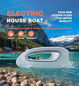 Spatium 2026 Catamaran Gonflable à Double Pont pour la Famille, <span class=keywords><strong>Bateau</strong></span> Maison Gonflable pour le Divertissement Aquatique, en Vente - Product Image 3