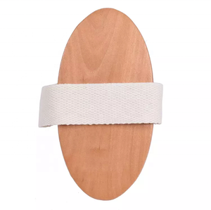 Brosse de Bain en Bois à Poils Doux, Adaptée Sec et Humide pour Peaux Sensibles et Diverses - Product Image 4