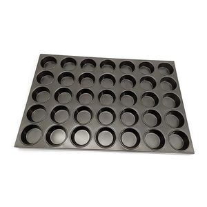 OEM ODM 35 tazza di stampo/stampo da forno alluminato 18 in x 26 in teglie per <span class=keywords><strong>Muffin</strong></span> a grandezza naturale - Product Image 1