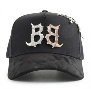 Nuovo Originale 2025 B CROSS 24K ROSE GOLD Barbas Hats Cappellino da Baseball Sportivo con Fodera in Raso Originale Gorras Barbas Hats Chrome - Product Image 3
