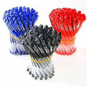 0.5mm Gel Pen With Logo Test Good Gel Ink Pen Multi Color Low Price Refill Gel Pen Stationery With Clip