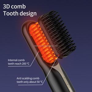 Brosse lissante chauffante en céramique sans fil pour cheveux - Product Image 4
