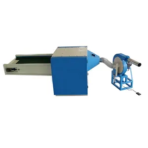 Machine semi-automatique de remplissage d'oreiller de coussin/machine de bourrage de fibre de polyester machine de bourrage d'oreiller