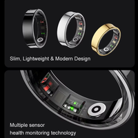 Étui et coque pour bague connectée SHR Custom R09 avec boîtier en alliage, étanche IP67, suivi d'activité et de sommeil
