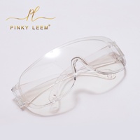 Lunettes de protection UV Pinky leem UV400 pour extensions de cils, lunettes de protection contre les UV, lunettes à lumière LED