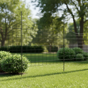 Clôture de jardin moderne en fer galvanisé, 36,6 pouces de haut, barrière anti-animaux, anti-rongeurs, clôture décorative pour cour extérieure, vente en gros DB - Product Image 2