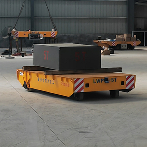 China Electric Heavy Duty 5-300 Tonnen Flach bett plattform Track less Transfer Turn Features Fracht wagen Stahl handhabung ausrüstung - Product Image 3