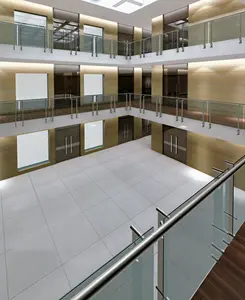 Barandilla de cristal de alta calidad para escaleras y balcón, pasamanos de diseño DIY de fácil instalación