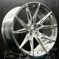 Jantes en alliage d'aluminium brossé 1 pièce 5x112 5x120 18 19 20 21 22 pouces, concaves profondes, forgées, pour BMW E90 X3 X4 M5 Audi RS6