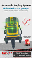 Laser niveau vert faisceau laser croix 2/3/5 ligne auto-nivellement 3d auto rotatif construction laser niveaux Laser