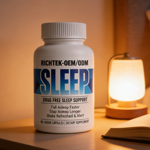 Cápsulas de Suplemento Dietético de Marca Privada para Relajarse y Dormir Hasta el Amanecer, Muestra Gratuita - Product Image 6