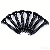 Vis à tête trompette en acier inoxydable micro-métrique M5 M6 M8, phosphate noire, pour plaques de plâtre et bois, fabriquées à Tianjin