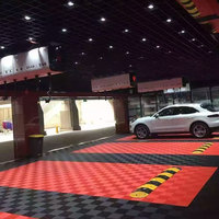 Looped Edge Garage Bodenfliesen mit einfacher Installation Auto-Reinigungs werkzeuge für die Auto waschanlage