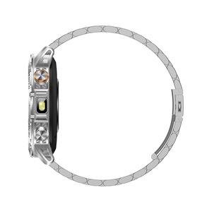 2025 New AK87 <b>Smart</b> Watch with Steel Silicone Strap Large Round Screen Fitness Tracker 100+ Sport Modes BT Calling Function - Product Image 5