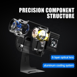 Máy Chiếu <span class=keywords><strong>Laser</strong></span> Gobo Chống Nước Màu Đen 100W Đèn Chiếu Biểu Tượng Tùy Chỉnh - Product Image 6