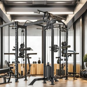 Jaula <span class=keywords><strong>de</strong></span> Potencia Unisex <span class=keywords><strong>de</strong></span> Grado Comercial para Sentadillas, para Gimnasio Interior y Levantamiento <span class=keywords><strong>de</strong></span> Pesas, Media Jaula con Función <span class=keywords><strong>de</strong></span> Ejercicio - Product Image 4