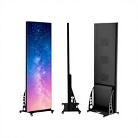 Écran d'affichage LED ultra-fin P1.25 P1.87 P1.5 P2.5, affiche numérique intelligente LED, contrôle WiFi USB, affichage publicitaire intérieur
