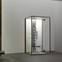 Sauna de Vapor Interior de Cristal de Carbono para Apartamento o Villa, Diseño Moderno, Calefacción Eléctrica, Fácil Operación