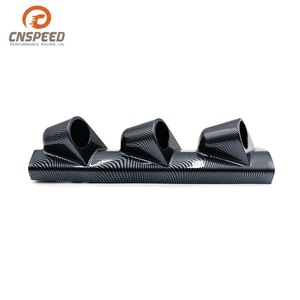 CNSPEED Carbon Fiber Dash <b>Frame</b> 52mm Instrument <b>Mount</b> Bracket For Racing Gauge Panel - Product Image 5
