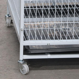 Hochwertige Metall-Kleintier-Sicherheits barriere Faltbarer und zerlegbarer Katzen hunde käfig Moderner Großhandel für Tierhandlungen - Product Image 5