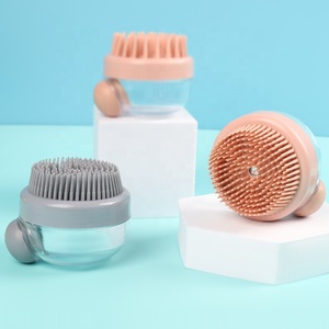Spazzola per massaggiatore del cuoio capelluto personalizzata all'ingrosso per lo stress del massaggiatore della testa per la crescita dei capelli - Product Image 3