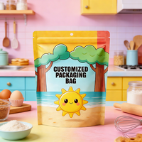 Sachets refermables pour aliments, sachets à fermeture éclair pour fruits secs, sachets auto-scellants en aluminium