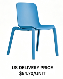 US DELIVERY <b>Stackable</b> PP Restaurant <b>Chairs</b> | Modern Design Commercial <b>Dining</b> <b>Chairs</b> for Home & Apartment Use Ready to Ship - Product Image 5