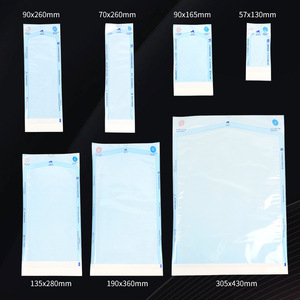Sacs de stérilisation auto-scellants dentaires, boîte de 200 pièces, transparents, norme YY/T 0969 2013 pour instruments buccaux - Product Image 4