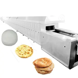 HNOC 전기 피자 메이커 아랍어 빵 전체 라인 로티 나안 피타 빵 판매용 기계 오븐 만들기