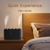 Cinq bouteilles individuelles de diffuseur de parfum intelligent WiFi de haute qualité en aluminium, écologique, sans eau, grande capacité