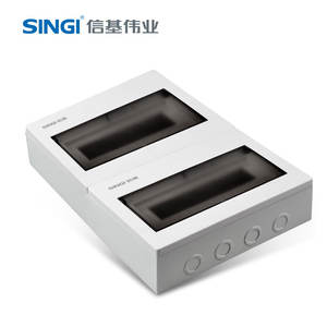 Boîte de distribution électrique GNB-3030, 30 voies, 2 <span class=keywords><strong>rangées</strong></span>, montage en surface, protection IP30, certifiée CE et CB, 63A, équipement électrique - Product Image 3