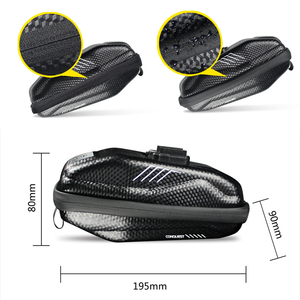 Superbsail – étui de téléphone portable de vélo de vtt, selle réfléchissante, sacs à outils arrière de vélo, sacs durs de queue de selle de vélo, sac dur de tige de selle de vélo - Product Image 4