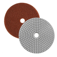 Disque de polissage diamanté abrasif JDK 6 pouces 50-3000 #   Meuleuse d'angle personnalisable OEM pour granit, marbre, quartz, à usage humide, 7 étapes de ponçage
